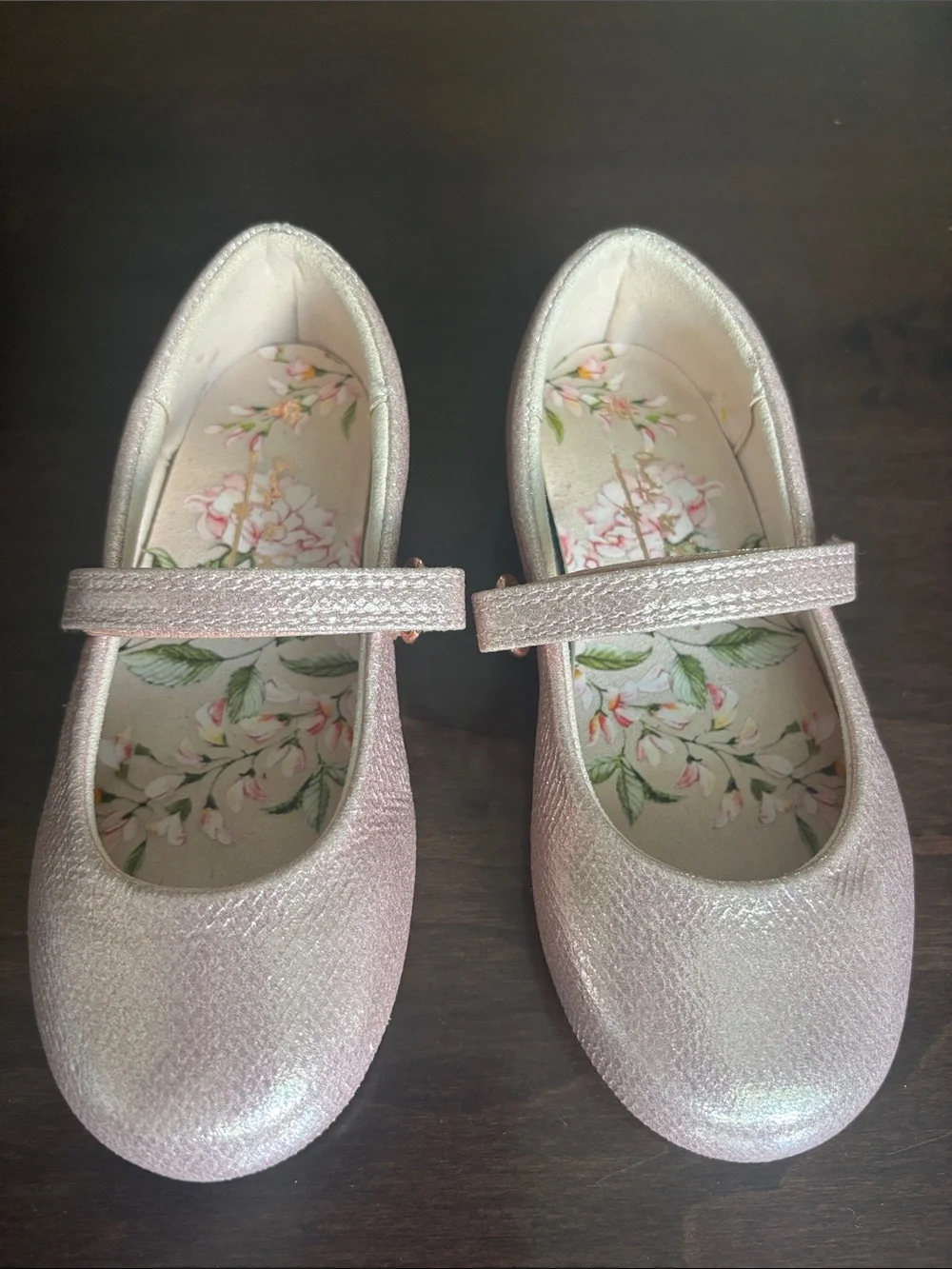 next Shimmery Light Pink Mary Jane Dress Shoes